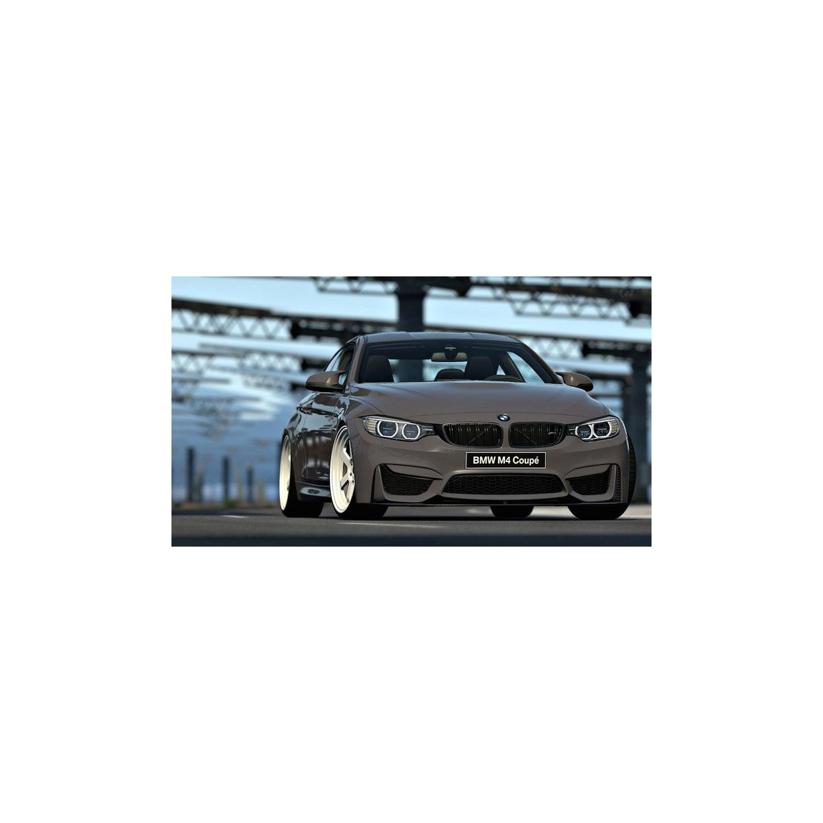 GRILL ( NERKI) BMW F32 12- M4 MATT BLACK