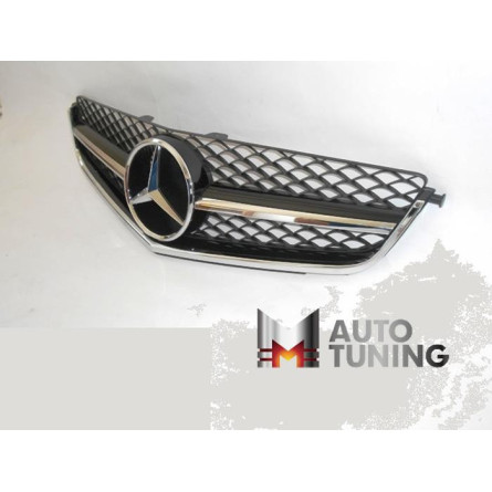 Grill przedni Mercedes Benz C-Klasa W204 (2007-2012) Nie nadaje się do oryginalnych modeli AMG.  Kol