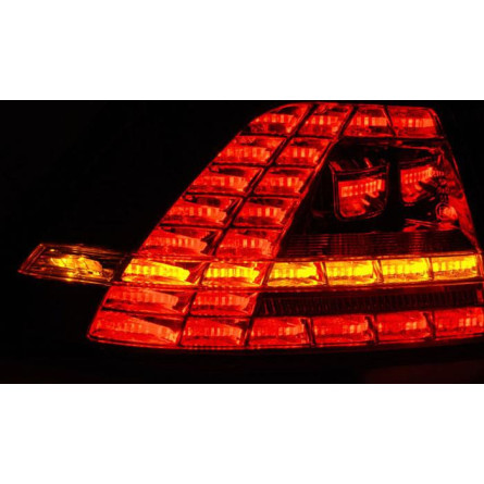 LAMPY VW GOLF 7 13- RED WHITE LED GTI LOOK