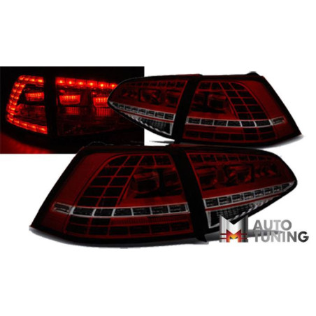 LAMPY VW GOLF 7 13- RED SMOKE LED GTI LOOK