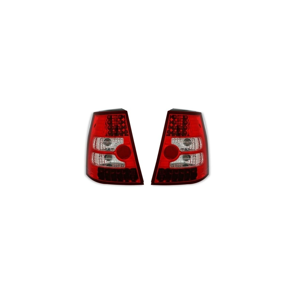 LAMPY TYLNE DIODOWE VW GOLF / BORA RED / WHITE