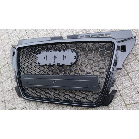 GRILL AUDI A3 08-12 LOOK RS BLACK